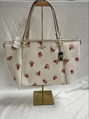 Coach Ava Field Floral Tote Shoulder Bag F55192 NWT